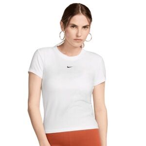 The Nike Tee - Women's Blue M Cropped Tee